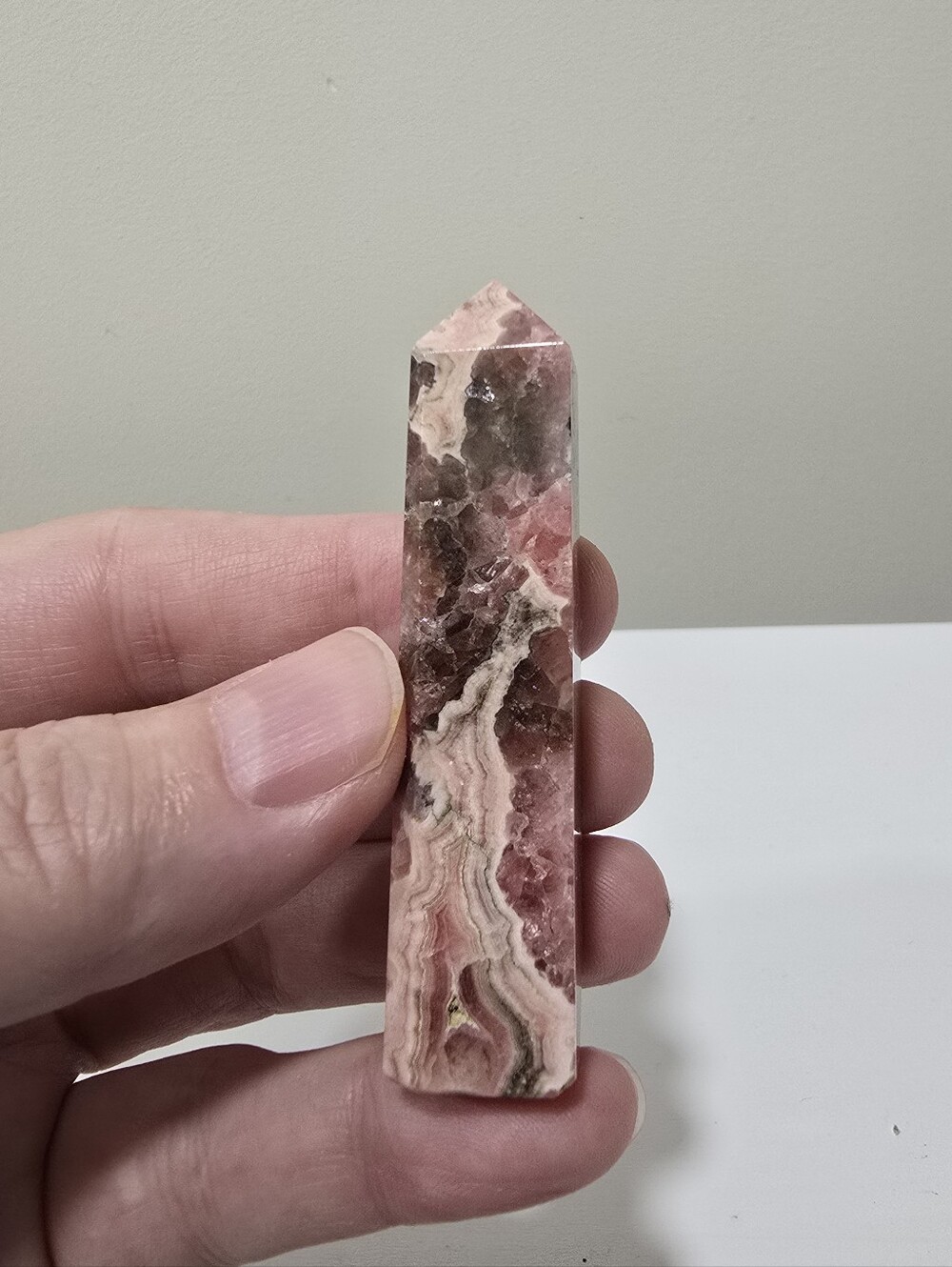 Rhodochrosite Crystal Tower #M,